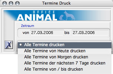 Drucklayout - Terminliste Drucklayout - Terminliste